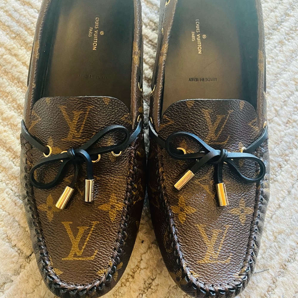 Louis Vuitton leather loafers